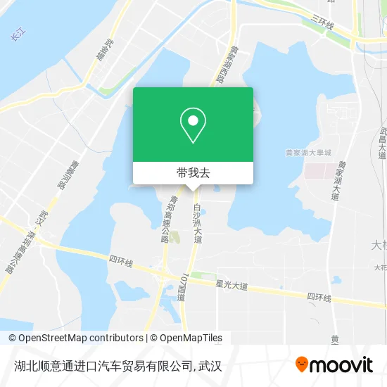 湖北顺意通进口汽车贸易有限公司地图
