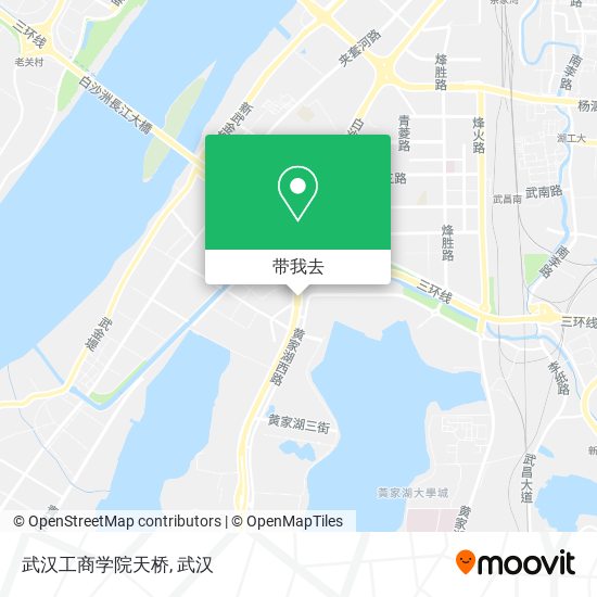 武汉工商学院天桥地图