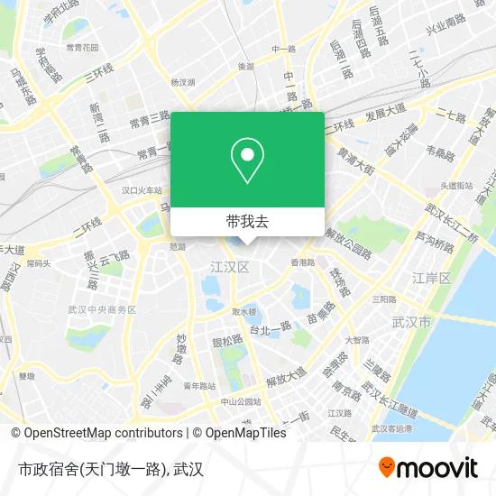 市政宿舍(天门墩一路)地图