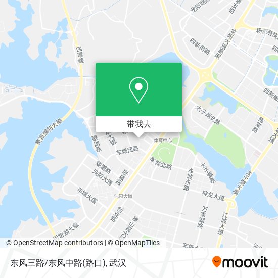 东风三路/东风中路(路口)地图