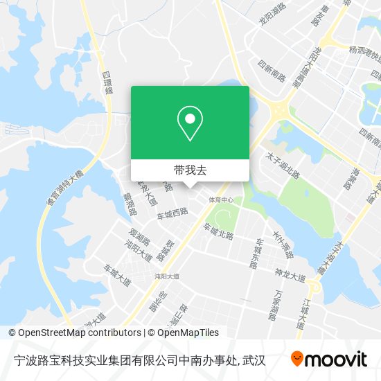 宁波路宝科技实业集团有限公司中南办事处地图