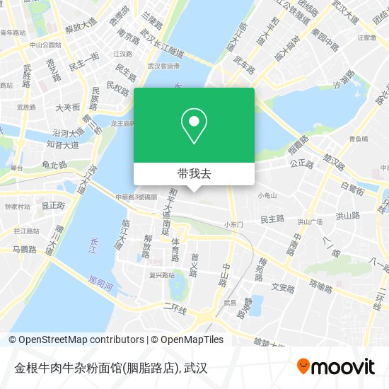 金根牛肉牛杂粉面馆(胭脂路店)地图