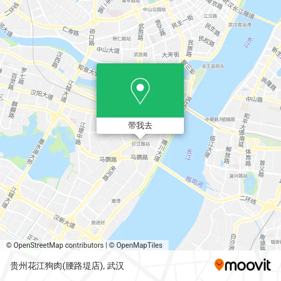 贵州花江狗肉(腰路堤店)地图