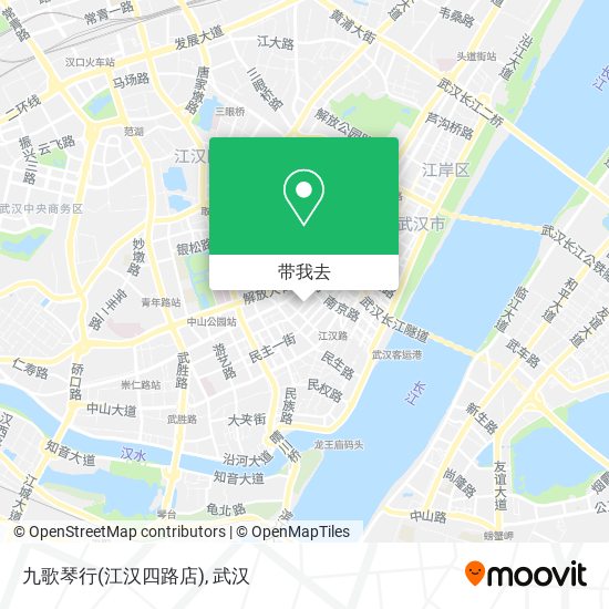 九歌琴行(江汉四路店)地图