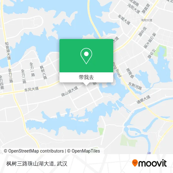 枫树三路珠山湖大道地图