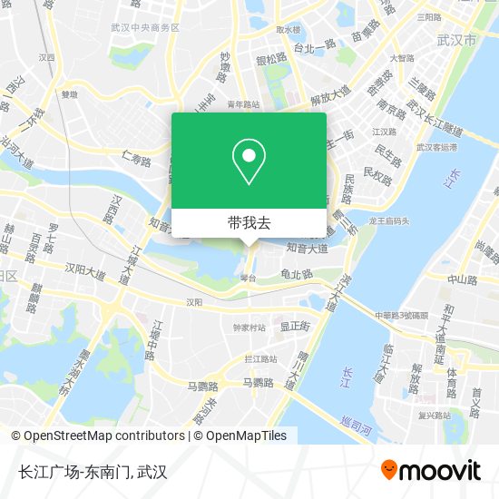长江广场-东南门地图