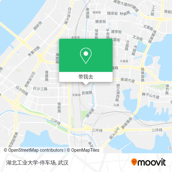 湖北工业大学-停车场地图