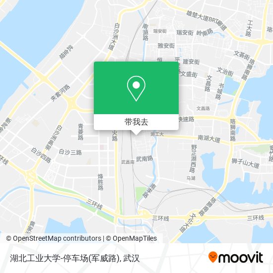 湖北工业大学-停车场(军威路)地图