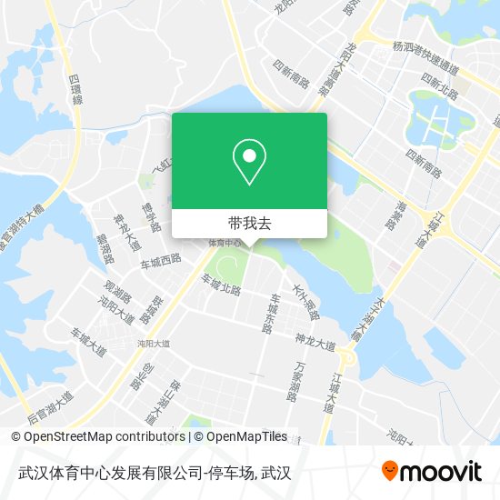 武汉体育中心发展有限公司-停车场地图
