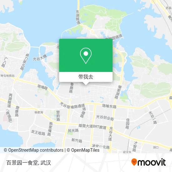 百景园一食堂地图