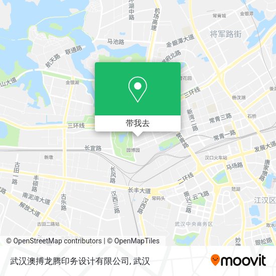 武汉澳搏龙腾印务设计有限公司地图
