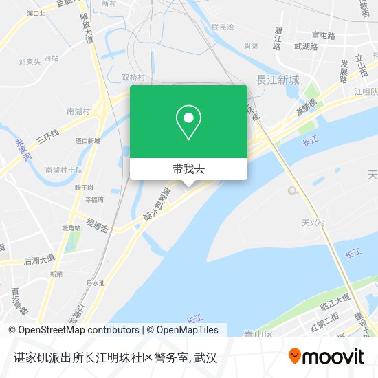 谌家矶派出所长江明珠社区警务室地图