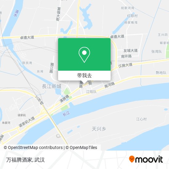万福腾酒家地图
