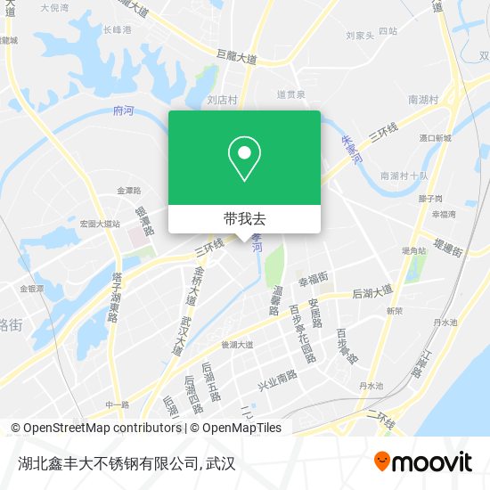 湖北鑫丰大不锈钢有限公司地图