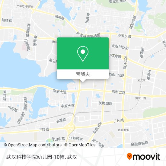武汉科技学院幼儿园-10幢地图