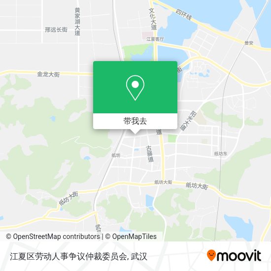 江夏区劳动人事争议仲裁委员会地图