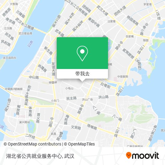 湖北省公共就业服务中心地图