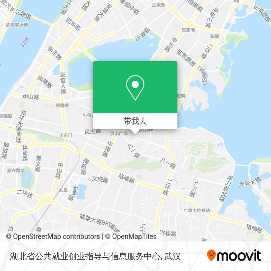 湖北省公共就业创业指导与信息服务中心地图