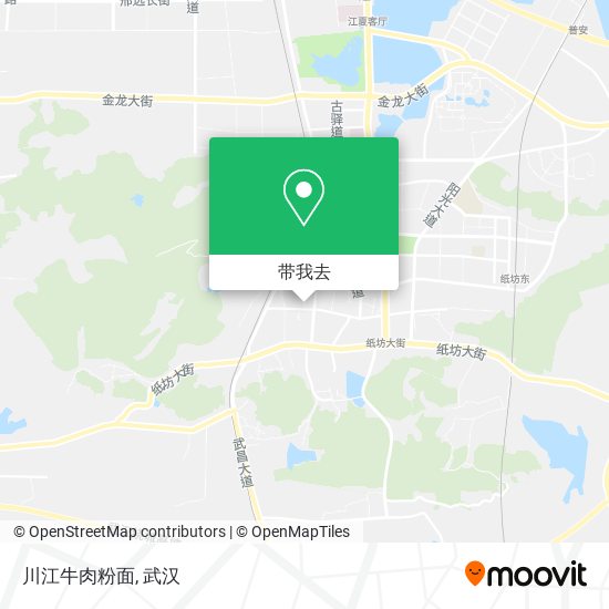 川江牛肉粉面地图