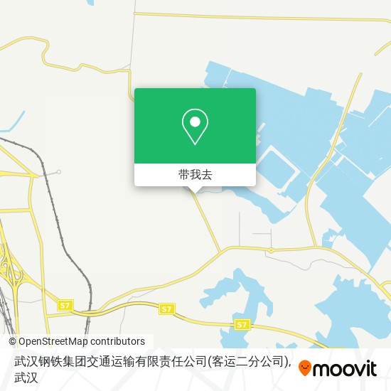 武汉钢铁集团交通运输有限责任公司(客运二分公司)地图