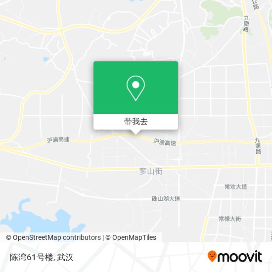 陈湾61号楼地图