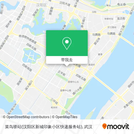 菜鸟驿站(汉阳区新城印象小区快递服务站)地图