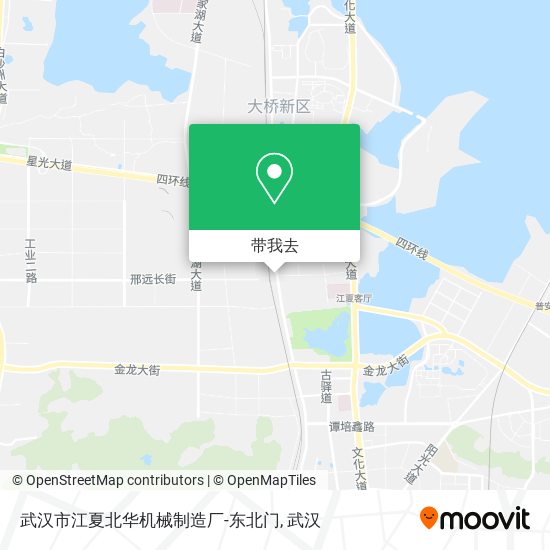武汉市江夏北华机械制造厂-东北门地图