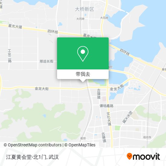 江夏黄会堂-北1门地图