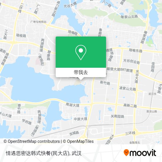 情遇思密达韩式快餐(民大店)地图