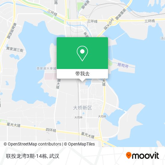 联投龙湾3期-14栋地图