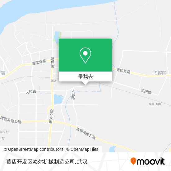 葛店开发区泰尔机械制造公司地图