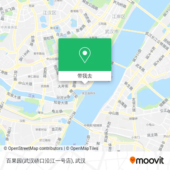 百果园(武汉硚口沿江一号店)地图