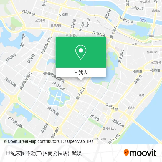世纪宏图不动产(招商公园店)地图