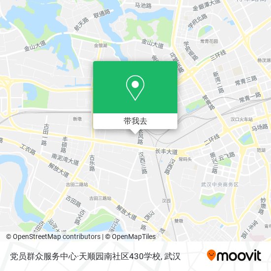 党员群众服务中心·天顺园南社区430学校地图