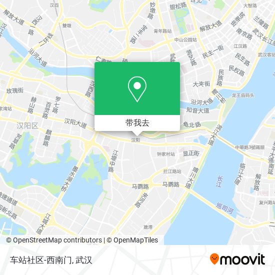 车站社区-西南门地图