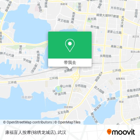 康福盲人按摩(锦绣龙城店)地图