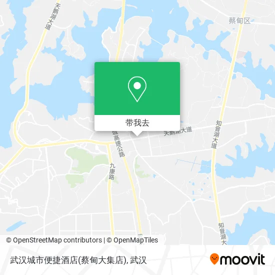 武汉城市便捷酒店(蔡甸大集店)地图