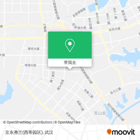 京东弗兰(西蒂园区)地图