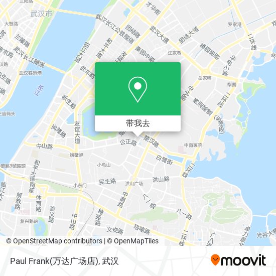 Paul Frank(万达广场店)地图