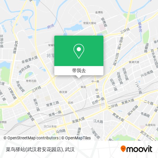 菜鸟驿站(武汉君安花园店)地图