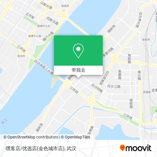 嘿客店/优选店(金色城市店)地图
