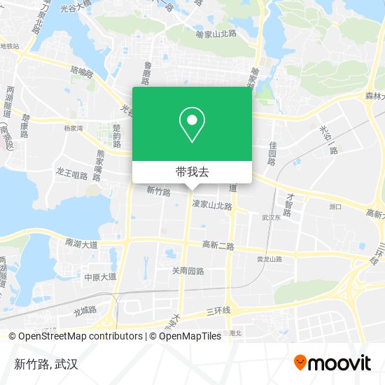 新竹路地图