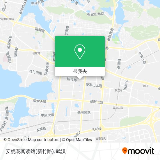 安妮花阅读馆(新竹路)地图