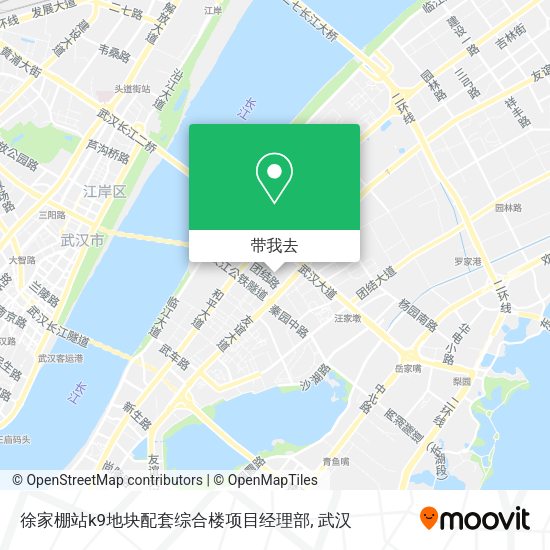 徐家棚站k9地块配套综合楼项目经理部地图