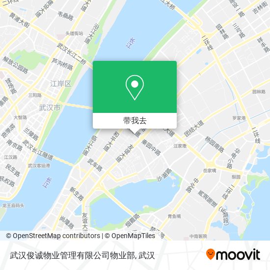 武汉俊诚物业管理有限公司物业部地图