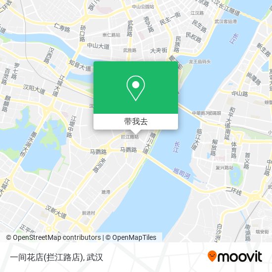一间花店(拦江路店)地图