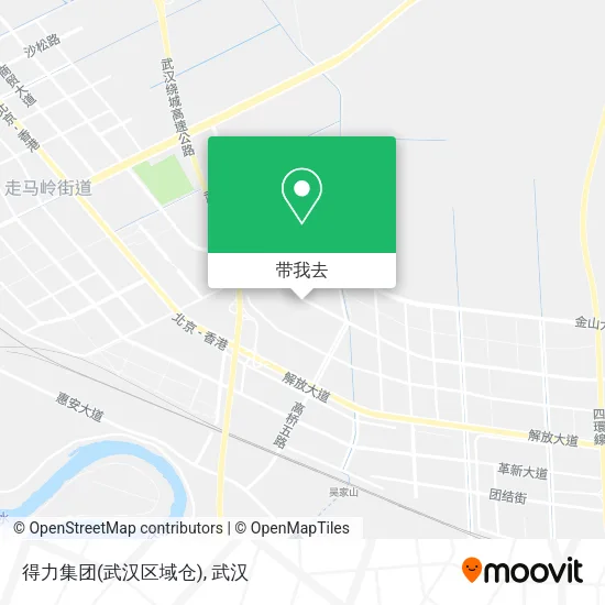 得力集团(武汉区域仓)地图