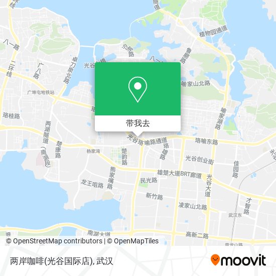 两岸咖啡(光谷国际店)地图