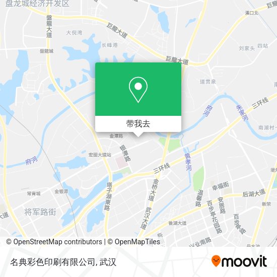 名典彩色印刷有限公司地图