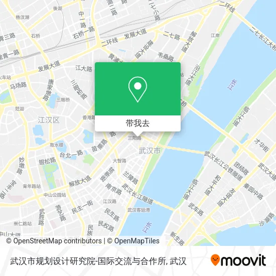 武汉市规划设计研究院-国际交流与合作所地图
